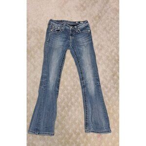 Miss Me Jeans Girls' Size 14x27 Boot Cut Bling Rhinestone KE5831B6J